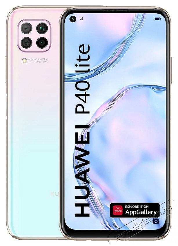 Huawei P40 Lite 4G mobiltelefon 128 GB és LTE funkcióval - Sakura rózsaszín Egyéb - Nem forgalmazzuk ! - 371438