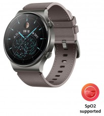 Huawei Watch GT 2 Pro okosóra - szürke barna bőrszíjjal Mobil / Kommunikáció / Smart - Okos eszköz - Okosóra - 371452