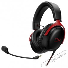 HyperX Cloud III Wireless - Red Audio-Video / Hifi / Multim&eacute;dia - F&uuml;l &eacute;s Fejhallgat&oacute;k - Fejhallgat&oacute; - 509964