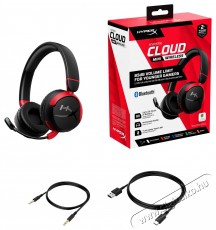 HyperX Cloud Mini Kids Wireless, black Audio-Video / Hifi / Multimédia - Fül és Fejhallgatók - Fejhallgató - 509976