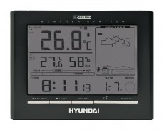 Hyundai WSC2180B időjárás állomás - fekete Háztartás / Otthon / Kültér - Lakásfelszerelés - Időjárás állomás - 291722