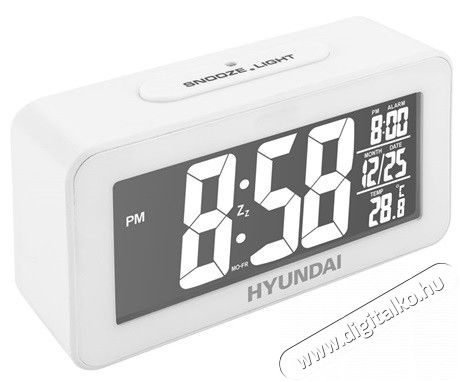 Hyundai AC321W rádiós ébresztőóra - fehér Audio-Video / Hifi / Multimédia - Rádió / órás rádió - Ébresztőórás rádió - 362043