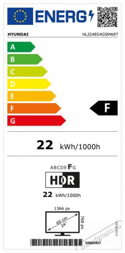 Hyundai HLJ24854GSMART Smart LED Televízió Televíziók - LED televízió - 720p HD Ready felbontású - 378817