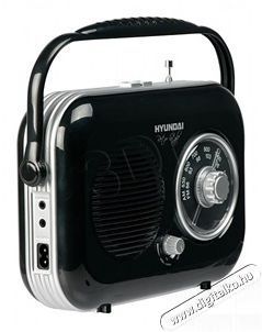 Hyundai PR100 rádió - fekete - Szépséghibás Audio-Video / Hifi / Multimédia - Rádió / órás rádió - Hordozható, zseb-, táska rádió - 399291