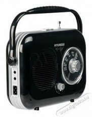 Hyundai PR100 rádió - fekete - Szépséghibás Audio-Video / Hifi / Multimédia - Rádió / órás rádió - Hordozható, zseb-, táska rádió - 399291