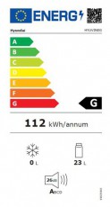 Hyundai VIN8G elektromos borhűtő Konyhai termékek - Hűtő, fagyasztó (szabadonálló) - Borhűtő - 469727