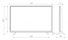 Hyundai HLP32T329 HD LED TV Televíziók - LED televízió - 720p HD Ready felbontású - 496663