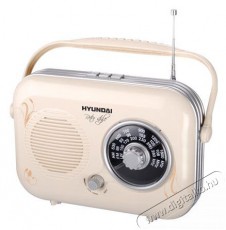 Hyundai PR 100 B Retro bézs Audio-Video / Hifi / Multimédia - Rádió / órás rádió - Hordozható, zseb-, táska rádió - 524981