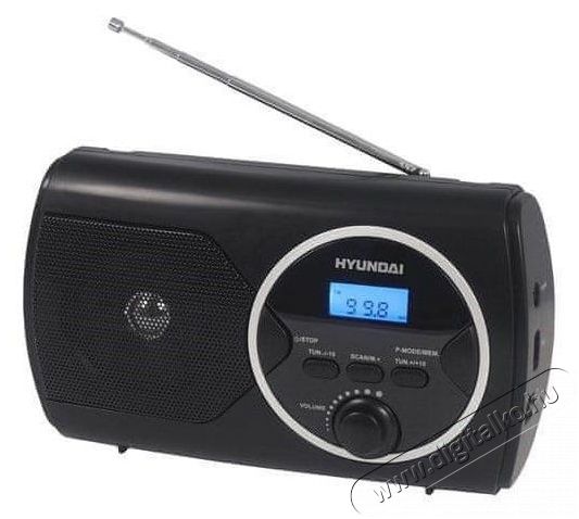 Hyundai PR 570 B PLLU fekete Audio-Video / Hifi / Multimédia - Rádió / órás rádió - Hordozható, zseb-, táska rádió - 524980
