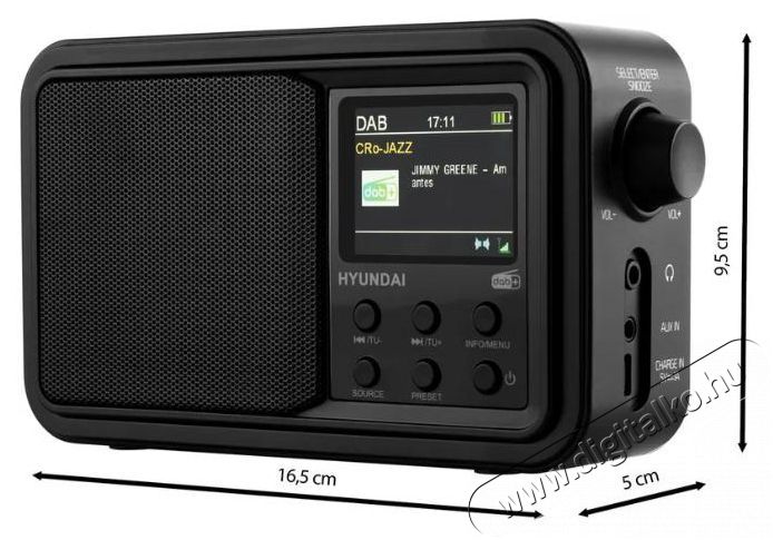 Hyundai PR 650 BTDAB Audio-Video / Hifi / Multim&eacute;dia - R&aacute;di&oacute; / &oacute;r&aacute;s r&aacute;di&oacute; - Hordozhat&oacute;, zseb-, t&aacute;ska r&aacute;di&oacute; - 524982