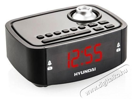 Hyundai RAC 201 PLL BR Fekete Audio-Video / Hifi / Multimédia - Rádió / órás rádió - Ébresztőórás rádió - 524983