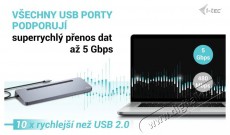 i-tec USB-C Metal Ergonomic 4K 3x Display Docking Station, Power Delivery 100W Iroda és számítástechnika - Notebook kiegészítő - USB hub / elosztó - 503351