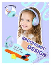 iClever BTH18 Purple Audio-Video / Hifi / Multimédia - Fül és Fejhallgatók - Fejhallgató - 518790