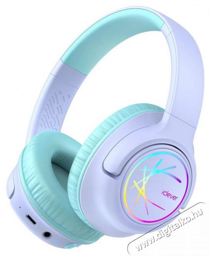 iClever BTH18 Purple Audio-Video / Hifi / Multimédia - Fül és Fejhallgatók - Fejhallgató - 518790