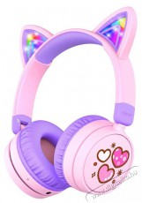 iClever BTH21 Purple Audio-Video / Hifi / Multim&eacute;dia - F&uuml;l &eacute;s Fejhallgat&oacute;k - Fejhallgat&oacute; - 518788