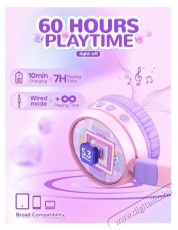 iClever BTH21 Purple Audio-Video / Hifi / Multim&eacute;dia - F&uuml;l &eacute;s Fejhallgat&oacute;k - Fejhallgat&oacute; - 518788