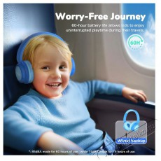 iClever BTH22 Blue Audio-Video / Hifi / Multim&eacute;dia - F&uuml;l &eacute;s Fejhallgat&oacute;k - Fejhallgat&oacute; - 518787