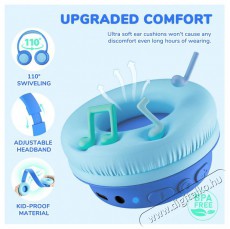 iClever BTH22 Blue Audio-Video / Hifi / Multim&eacute;dia - F&uuml;l &eacute;s Fejhallgat&oacute;k - Fejhallgat&oacute; - 518787