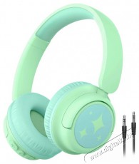 iClever BTH22 Green Audio-Video / Hifi / Multimédia - Fül és Fejhallgatók - Fejhallgató - 518791