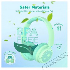 iClever BTH22 Green Audio-Video / Hifi / Multimédia - Fül és Fejhallgatók - Fejhallgató - 518791