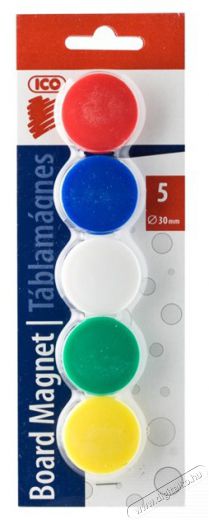 ICO 30mm 5db színes táblamágnes Iroda és számítástechnika - Egyéb számítástechnikai termék - 406920