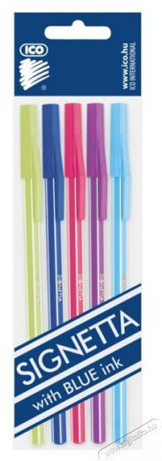 ICO Signetta Mix 0,7mm kék tinta 5db színes golyósirón Iroda és számítástechnika - Egyéb számítástechnikai termék - 405874