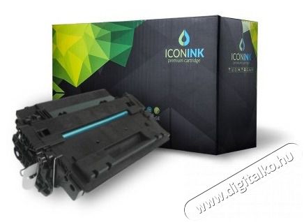 ICONINK HP CE255A Canon CRG-524 utángyártott 6000 oldal fekete toner Iroda és számítástechnika - Nyomtató - Kiegészítő - 463845