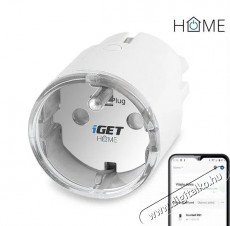 iGET  HOME Power 1 Fogyasztásmérő okos WiFi konnektor, 230 V, 3680 W Háztartás / Otthon / Kültér - Okos otthon - Okos konnektor - 522102