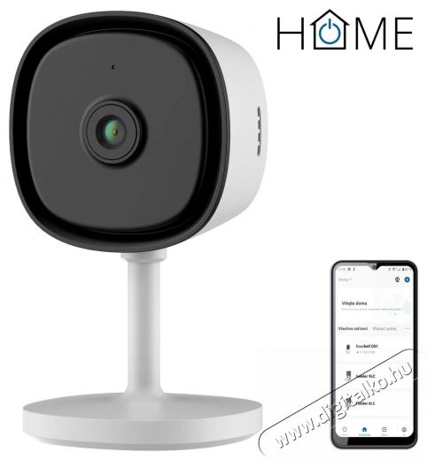 iGET  HOME Camera CS1 White - belt&eacute;ri, FullHD, hang- &eacute;s mozg&aacute;s&eacute;rz&eacute;kelő, &eacute;jjell&aacute;t&aacute;s H&aacute;ztart&aacute;s / Otthon / K&uuml;lt&eacute;r - Biztons&aacute;gtechnika - Biztons&aacute;gi kamera - 532621