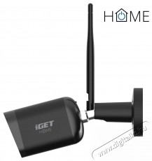 iGET  HOME Camera CS6 Black - k&uuml;lt&eacute;ri, FullHD, hang- &eacute;s mozg&aacute;s&eacute;rz&eacute;kelő, &eacute;jjell&aacute;t&aacute;s H&aacute;ztart&aacute;s / Otthon / K&uuml;lt&eacute;r - Biztons&aacute;gtechnika - Biztons&aacute;gi kamera - 532622