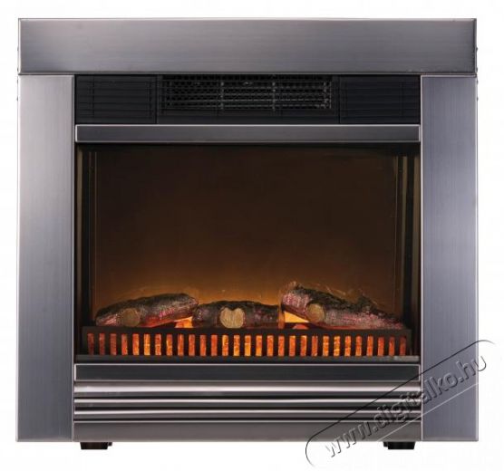 Igotherm CHICAGO Beépíthető elektromos kandalló, rozsdamentes acél, 1800 W, 220-240 V / 50 Hz, LED, 67x23x62 cm Háztartás / Otthon / Kültér - Fűtés - Kandalló - 529580