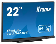 iiyama touch IPS monitor 21.5 T2254MSC-B1AG, 1920x1080, 16:9, 250cd/m2, 4ms, HDMI/DP/HDCP, hangszóró Iroda és számítástechnika - Monitor - Monitor - 483418