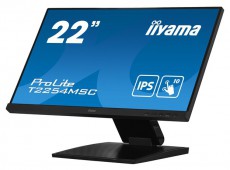 iiyama touch IPS monitor 21.5 T2254MSC-B1AG, 1920x1080, 16:9, 250cd/m2, 4ms, HDMI/DP/HDCP, hangszóró Iroda és számítástechnika - Monitor - Monitor - 483418