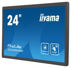iiyama touch IPS monitor 23.8 T2455MSC-B1, 1920x1080, 16:9, 350cd/m2, 5ms, HDMI/DP/2xUSB, hangszóró, webkamera Iroda és számítástechnika - Monitor - Monitor - 483416