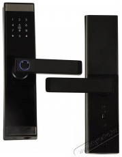 IKONKA  KIK KX3853 Érintőbillentyűzetes kódzár + ujjlenyomat-olvasó, Bluetooth, fekete Háztartás / Otthon / Kültér - Biztonságtechnika - Nyitásérzékelő - 519515