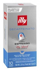 ILLY NCC Espresso Decaffeinato koffeinmentes 10 db kávékapszula Konyhai termékek - Kávéfőző / kávéörlő / kiegészítő - Kávé kapszula / pod / szemes / őrölt kávé - 408222