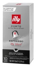 ILLY NCC Espresso Forte Nespresso kompatibilis 10 db kávékapszula Konyhai termékek - Kávéfőző / kávéörlő / kiegészítő - Kávé kapszula / pod / szemes / őrölt kávé - 406568