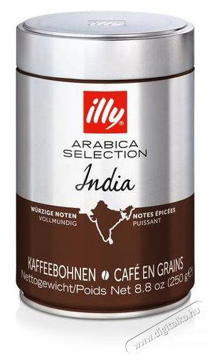 ILLY INDIA, szemes, 250g Konyhai termékek - Kávéfőző / kávéörlő / kiegészítő - Kávé kapszula / pod / szemes / őrölt kávé - 503709