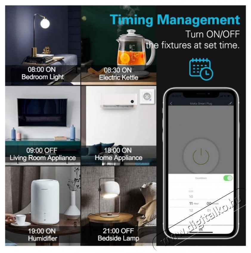 IMMAX NEO Konnektor, belt&eacute;ri, f&ouml;ldelt, E t&iacute;pus, 1&times; USB, 1&times; USB-C, PD 20 W, Zigbee H&aacute;ztart&aacute;s / Otthon / K&uuml;lt&eacute;r - Okos otthon - Okos konnektor - 508174