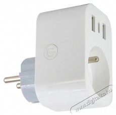 IMMAX NEO Konnektor, beltéri, földelt, E típus, 2× USB, 1× USB-C, Zigbee Háztartás / Otthon / Kültér - Okos otthon - Okos konnektor - 508172