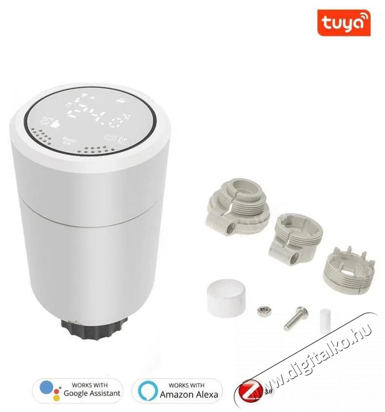 IMMAX NEO Smart Thermostat 4+1 Starter Kit, Zigbee, TUYA radi&aacute;tor termoszt&aacute;tfej H&aacute;ztart&aacute;s / Otthon / K&uuml;lt&eacute;r - Okos otthon - Termoszt&aacute;t - 508170
