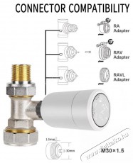 IMMAX NEO Smart Zigbee termosztátfej Háztartás / Otthon / Kültér - Okos otthon - Termosztát - 508164