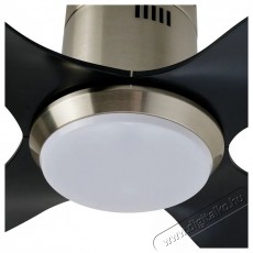IMMAX NEO LITE PURE Smart LED ventil&aacute;toros l&aacute;mpa, Tuya, WiFi, ez&uuml;st / fekete H&aacute;ztart&aacute;s / Otthon / K&uuml;lt&eacute;r - Vil&aacute;g&iacute;t&aacute;s / elektromoss&aacute;g - Fali / mennyezeti l&aacute;mpa - 511989