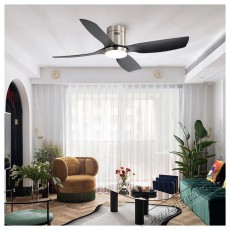 IMMAX NEO LITE PURE Smart LED ventil&aacute;toros l&aacute;mpa, Tuya, WiFi, ez&uuml;st / fekete H&aacute;ztart&aacute;s / Otthon / K&uuml;lt&eacute;r - Vil&aacute;g&iacute;t&aacute;s / elektromoss&aacute;g - Fali / mennyezeti l&aacute;mpa - 511989