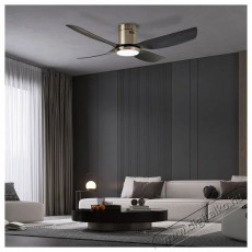 IMMAX NEO LITE PURE Smart LED ventil&aacute;toros l&aacute;mpa, Tuya, WiFi, ez&uuml;st / fekete H&aacute;ztart&aacute;s / Otthon / K&uuml;lt&eacute;r - Vil&aacute;g&iacute;t&aacute;s / elektromoss&aacute;g - Fali / mennyezeti l&aacute;mpa - 511989