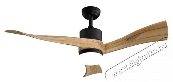 IMMAX NEO LITE SOFISTICADO Smart LED mennyezeti l&aacute;mpa ventil&aacute;torral Tuya, WiFi, fekete/fa H&aacute;ztart&aacute;s / Otthon / K&uuml;lt&eacute;r - Ventil&aacute;tor / L&eacute;gkondicion&aacute;l&oacute; - Fali / mennyezeti ventil&aacute;tor - 511994