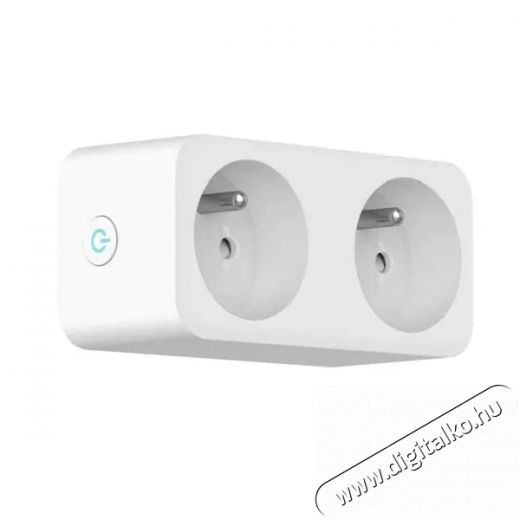 IMMAX NEO LITE Smart beltéri dupla aljzat, 16 A, WiFi Háztartás / Otthon / Kültér - Okos otthon - Okos konnektor - 522121