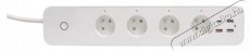 IMMAX NEO LITE Smart Hosszabbító, 4× aljzat, 3× USB, 1× USB C, Power Delivery, WiFi Háztartás / Otthon / Kültér - Okos otthon - Okos konnektor - 522124