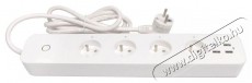 IMMAX NEO LITE Smart Hosszabbító, 4× aljzat, 3× USB, 1× USB C, Power Delivery, WiFi Háztartás / Otthon / Kültér - Okos otthon - Okos konnektor - 522124