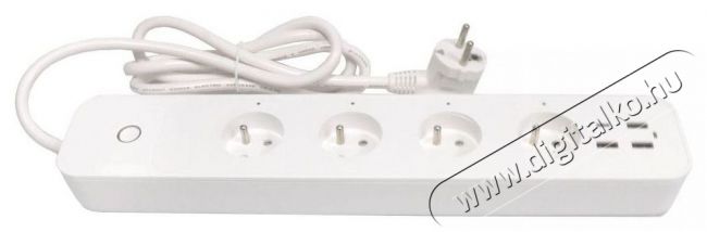 IMMAX NEO LITE Smart Hosszabbító, 4× aljzat, 3× USB, 1× USB C, Power Delivery, WiFi Háztartás / Otthon / Kültér - Okos otthon - Okos konnektor - 522124